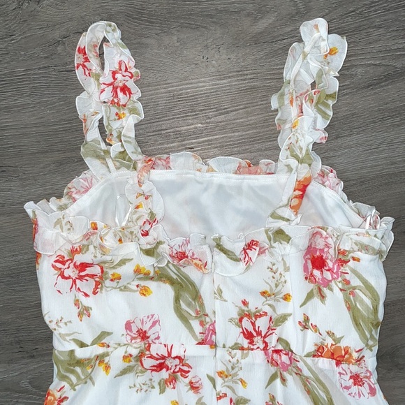 Pink Lily “Life is Beautiful” floral dress sz L - Picture 6 of 8